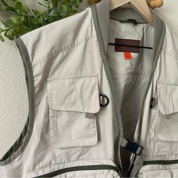 FINAL PRICE:  COPPER  RIVER | Cabela's Tan Fishing Vest Size XL - Picture 2 of 15